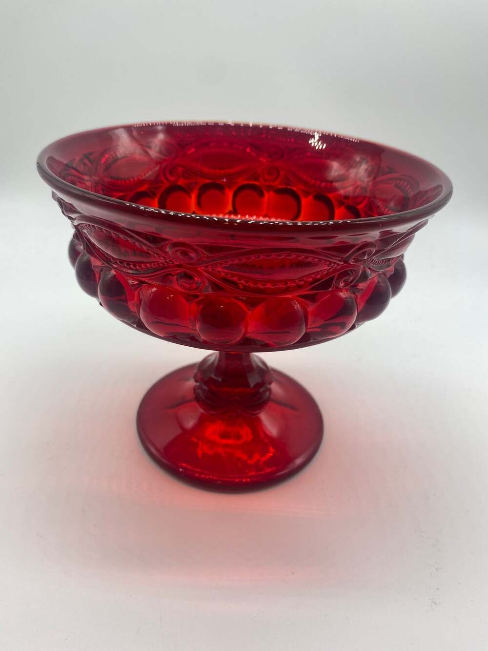 1970’s Retro Ruby Red Candy dish